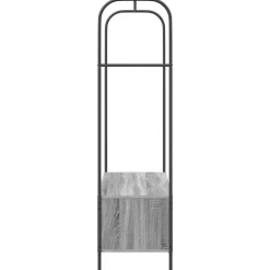 vidaXL Productos Del Hogar-Perchero para ropa Gris 100 x 44 x 160 cm Madera de ingeniería