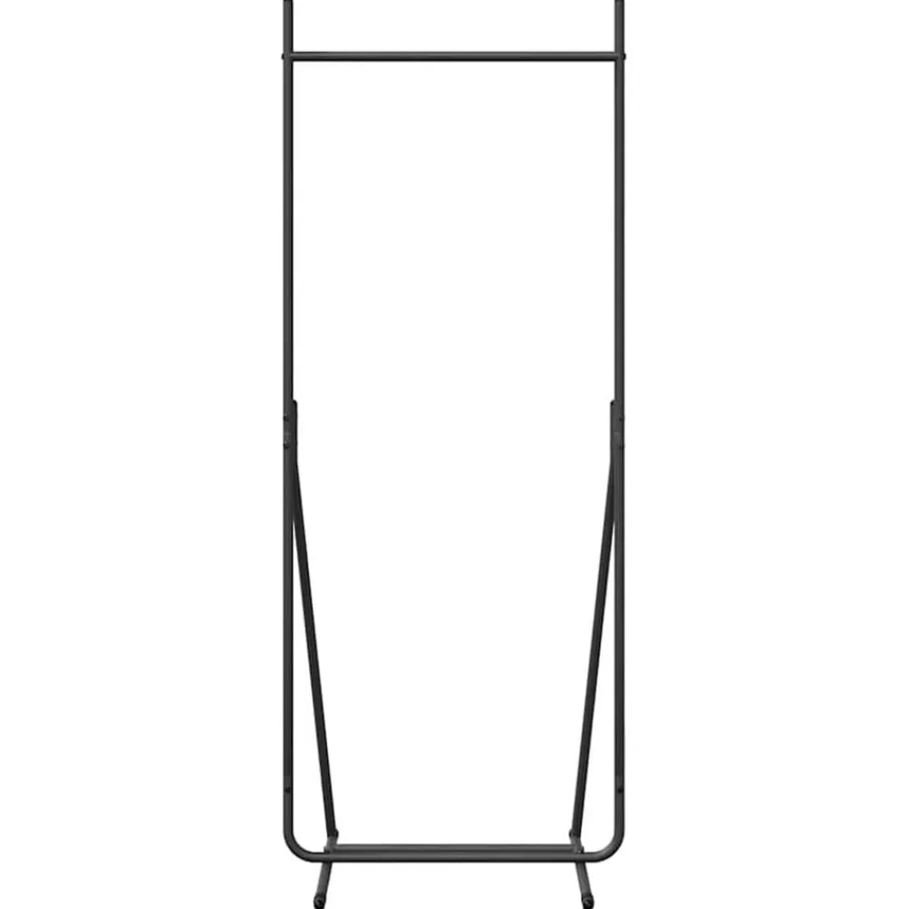 vidaXL Perchero para ropa Negro 62 x 48 x 158 cm Acero Clearance