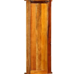 vidaXL Percheros 2 unidades madera maciza reciclada 38x100 cm New