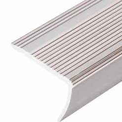 vidaXL Perfiles de peldaños forma de L 5 uds aluminio champán 90 cm champ&aacute;n Hot