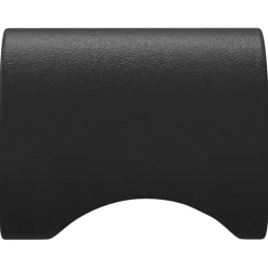 vidaXL Perillas de armario 2 pcs Negro M4 x 12 mm Hierro Discount