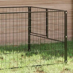 vidaXL Productos Para Mascotas-Perrera de acero 100x100x70 cm