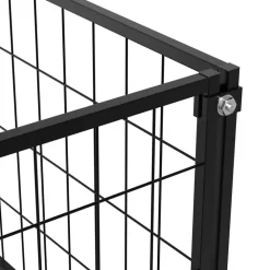 vidaXL Productos Para Mascotas-Perrera de acero 100x100x70 cm