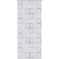 vidaXL Persiana enrollable de ducha cuadrados 80x240 cm New