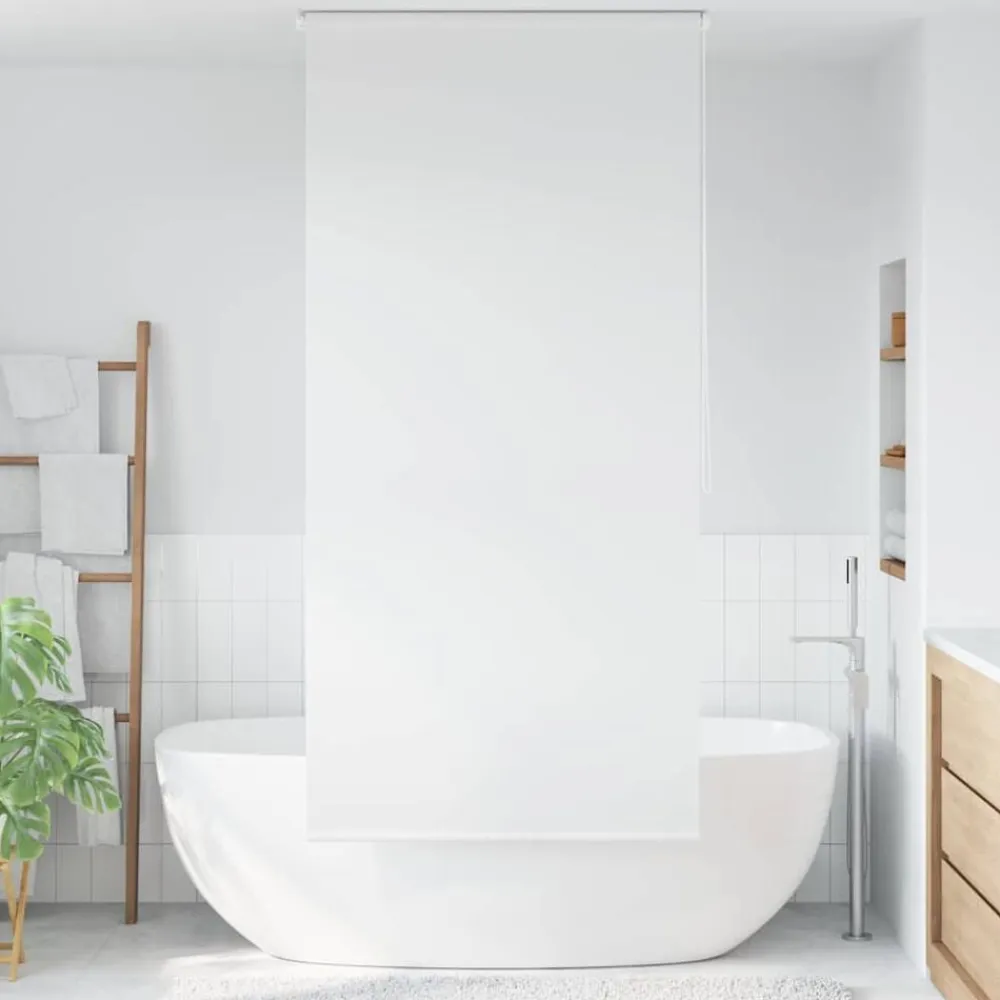 vidaXL Persiana enrollable de ducha blanco 80x240 cm Best