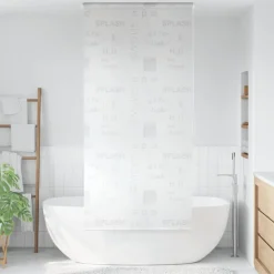 vidaXL Accesorios Para El Baño-Persiana enrollable de ducha Splash 80x240 cm