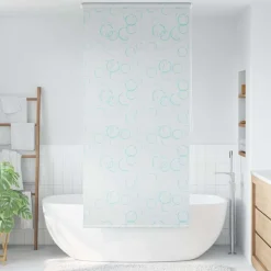 vidaXL Accesorios Para El Baño-Persiana enrollable de ducha burbujas 80x240 cm