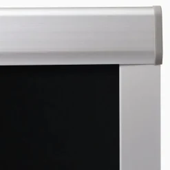 vidaXL Decoración-Persiana opaca enrollable negra 104