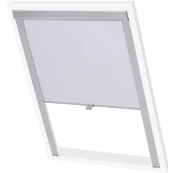 vidaXL Persiana opaca enrollable P06/406 Blanco Online