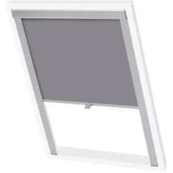 vidaXL Persiana opaca enrollable U08/808 Gris Online