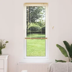 vidaXL Persiana Veneciana Marrón Claro con Patrón 150 x 40 cm PVC Marr&oacute;n claro Best