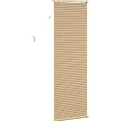 vidaXL Persiana Veneciana Marrón Claro con Patrón 150 x 40 cm PVC Marr&oacute;n claro Best