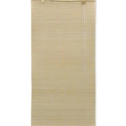 vidaXL Decoración-Persianas enrollables de bambú 80x160 cm