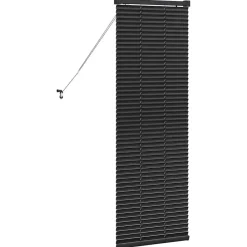 vidaXL Persianas venecianas Manual 130 x 40 cm Aluminio Negro Outlet