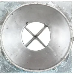 vidaXL Picas de tierra 2 unidades acero galvanizado plateado 8x61 cm Clearance
