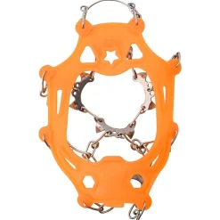 vidaXL Picos de Hielo para Zapatos con 10 pinchos S Naranja