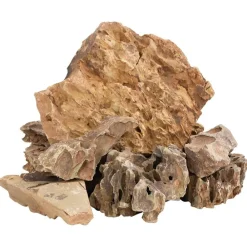 vidaXL Productos Para Mascotas-Piedras de dragón marrón 10 kg 5-30 cm