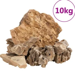 vidaXL Piedras de dragón marrón 10 kg 5-30 cm Marr&oacute;n Online