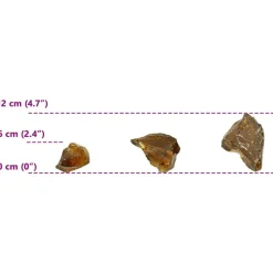 vidaXL Piedras de Jardín Marrón 12 cm Cristal Marr&oacute;n Clearance
