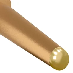vidaXL Accesorios De Bricolaje-Pies de Soporte 2 pcs Dorado 98 x 40 mm Hierro