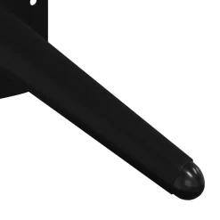 vidaXL Accesorios De Bricolaje-Pies de Soporte 2 pcs Negro 56 x 56 x 100 mm Hierro