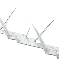 vidaXL Pinchos de muro 2 unidades acero 1 m Outlet
