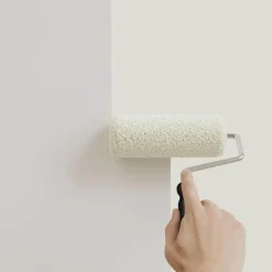 vidaXL Pintura de pared Marrón 2,5 L Impresión en pared Crema