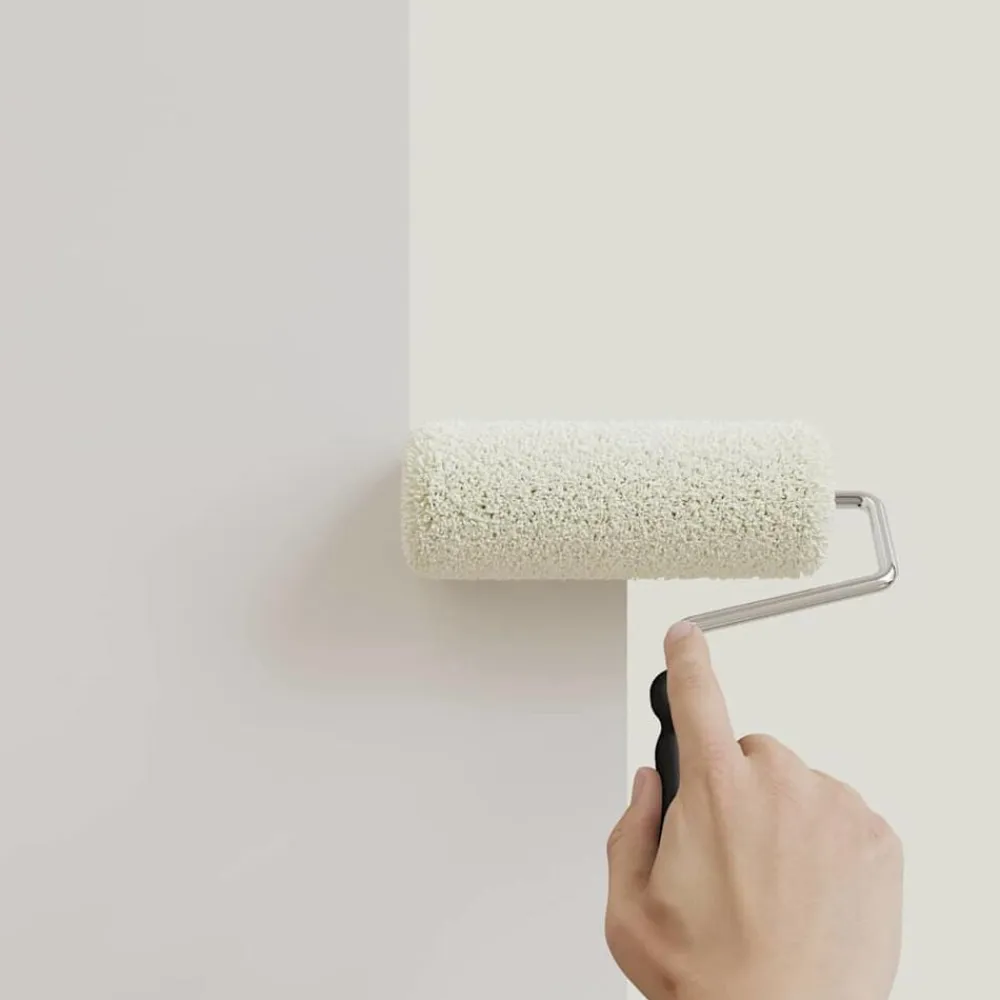 vidaXL Pintura de pared Marrón 2,5 L Impresión en pared Crema