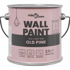vidaXL Consumibles Para Construcción-Pintura de pared 2,5 L Impresión en pared
