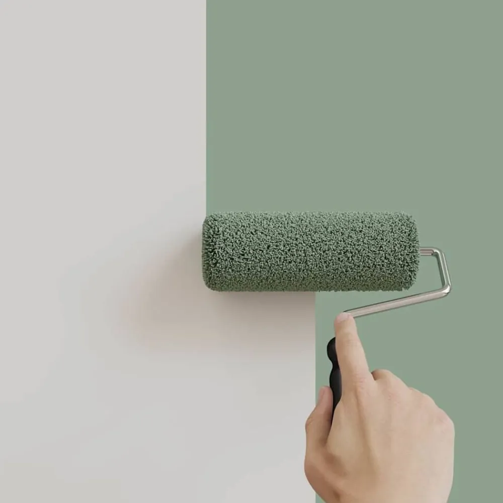 vidaXL Pintura de pared Verde 2,5 L Impresión en pared Verde oliva New