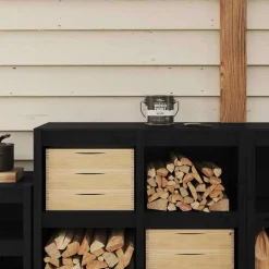 vidaXL Pintura para madera 2,5 L Impresión en pared Negro