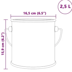 vidaXL Pintura para madera 2,5 L Impresión en pared White Best