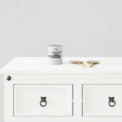 vidaXL Pintura para muebles 0,75 L Impresión en pared White