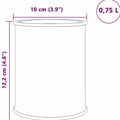 vidaXL Pintura para muebles 0,75 L Impresión en pared White