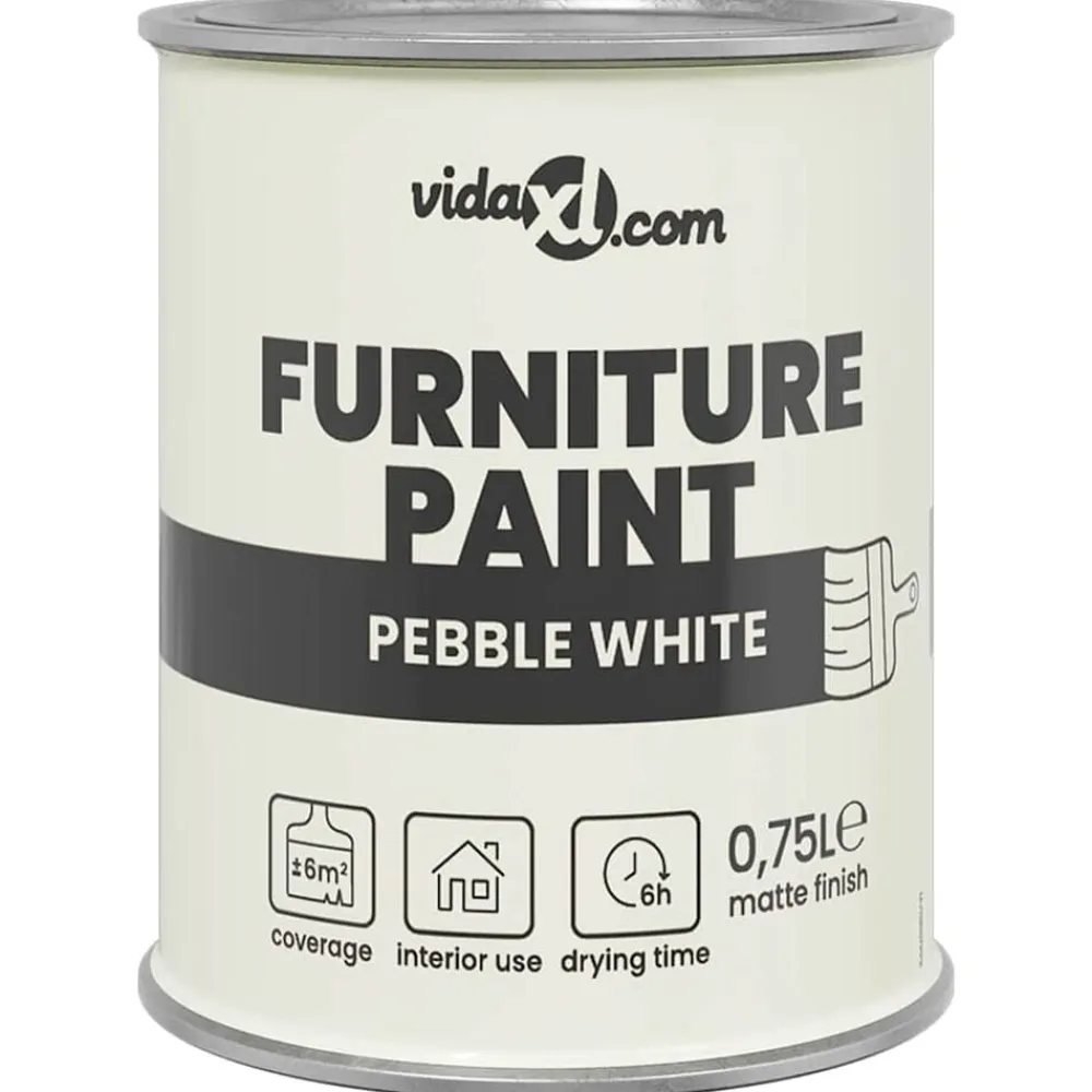 vidaXL Pintura para muebles 0,75 L Impresión en pared cantos rodantes Outlet