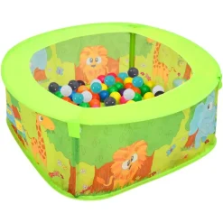 vidaXL Piscina de bolas para niños con 300 bolas 75x75x32 cm Multicolor 1 Clearance