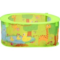 vidaXL Piscina de bolas para niños con 300 bolas 75x75x32 cm Multicolor 1 Clearance
