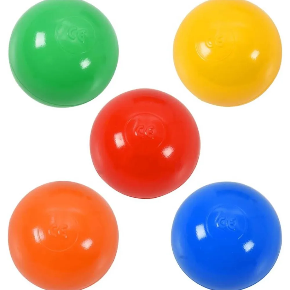 vidaXL Juguetes-Piscina de bolas para niños con 300 bolas 75x75x32 cm