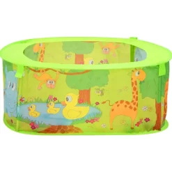 vidaXL Juguetes-Piscina de bolas para niños con 300 bolas 75x75x32 cm