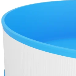 vidaXL Piscina Y Spa-Piscina de chapoteo blanca 350x90 cm