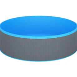 vidaXL Piscina Y Spa-Piscina de chapoteo con skimmer colgante y bomba 350x90 cm