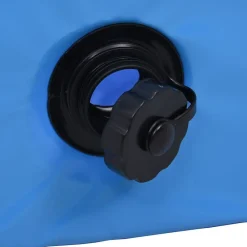 vidaXL Piscina para perros plegable PVC 80x20 cm Azul