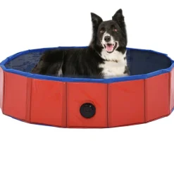 vidaXL Productos Para Mascotas-Piscina para perros plegable PVC 80x20 cm