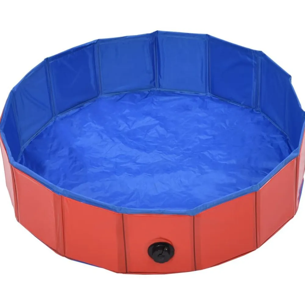 vidaXL Productos Para Mascotas-Piscina para perros plegable PVC 80x20 cm