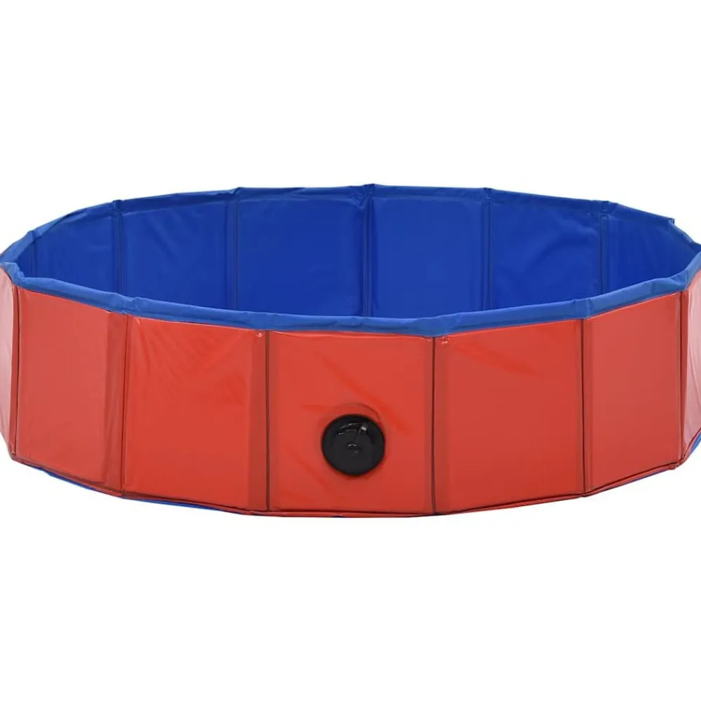 vidaXL Productos Para Mascotas-Piscina para perros plegable PVC 80x20 cm
