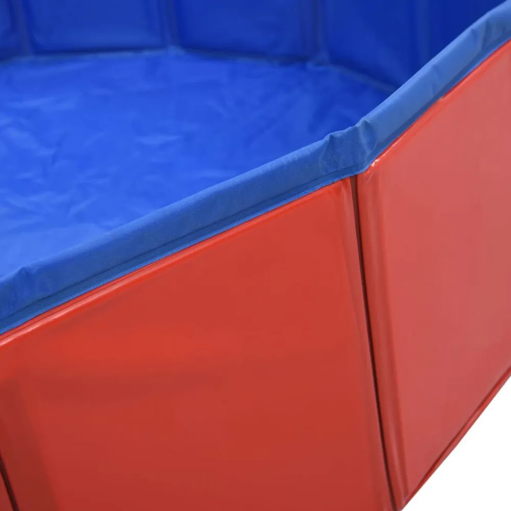 vidaXL Productos Para Mascotas-Piscina para perros plegable PVC 80x20 cm