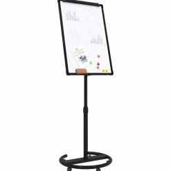 vidaXL Material De Oficina-Pizarra blanca magnética Manual y 62 x 62,5 x 197 cm EPS