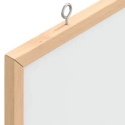 vidaXL Pizarra blanca magnética con marco de madera de pino 40x30 cm Hot