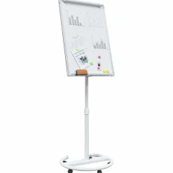 vidaXL Pizarra blanca magnética Manual y 62 x 62,5 x 197 cm EPS Gris Sale