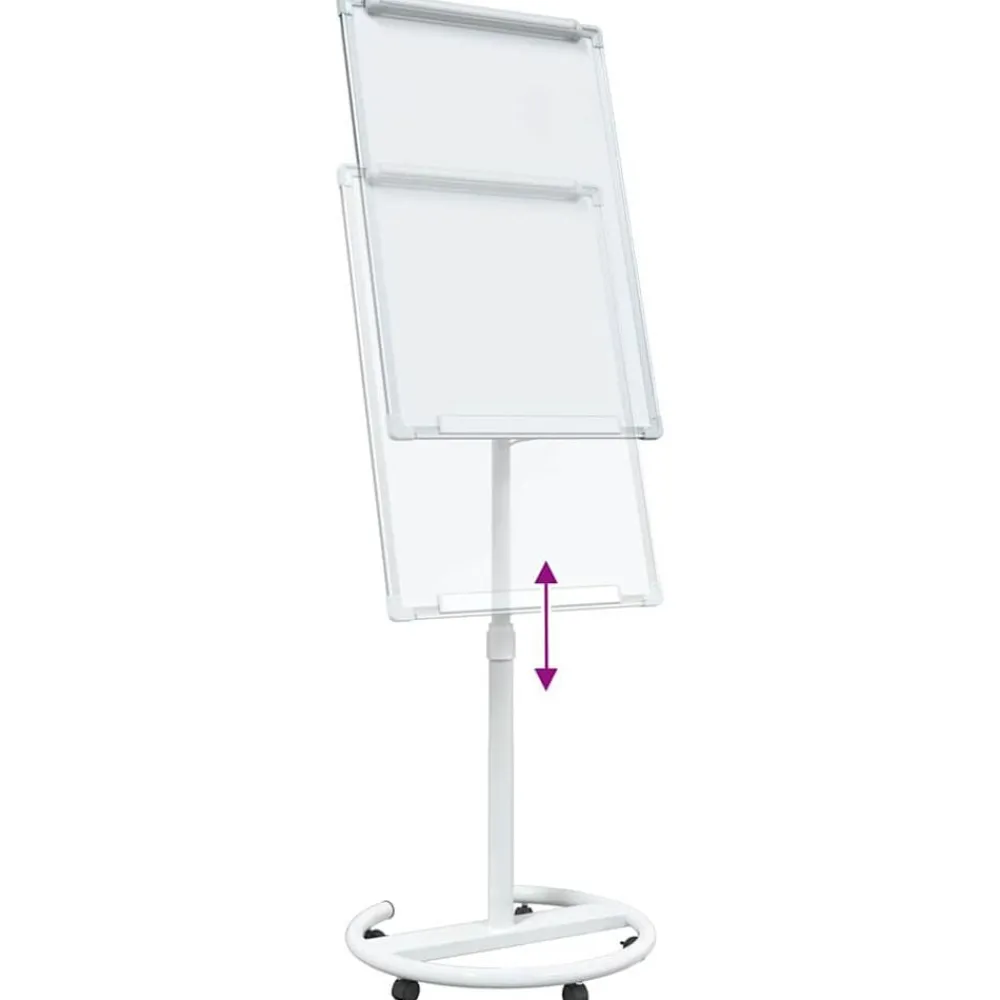 vidaXL Pizarra blanca magnética Manual y 62 x 62,5 x 197 cm EPS Gris Sale